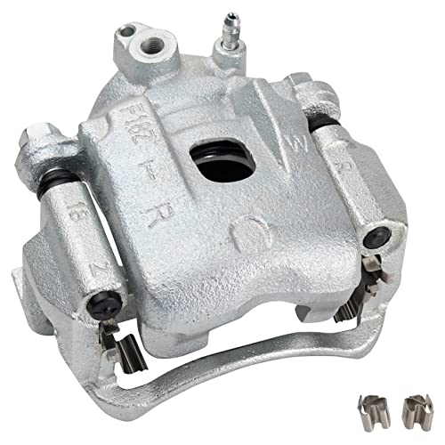 Image of TRQ Front Right Brake Caliper w /Bracket Passenger Side