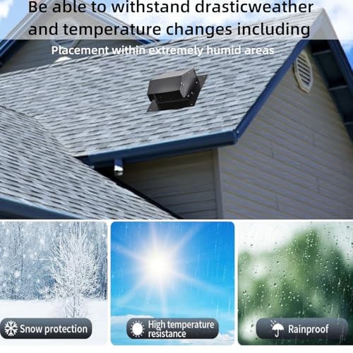 PrecisionAuto Outside Roof Rain Cap,Chimney Cap,Stainless Steel Fireplace Exhaust Cap, Exterior Stove Pipe Cap, Easy Installation, Adjustable Roof Cap for Vent