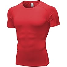 Compression Shirt Men Cool Dry Workout Tops Short Sleeve Athletic Base Layer T Shirts Gym Basketball Undershirts