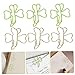 DOITOOL 45pcs Shape Paper Clips Versatile Bookmark Clips for Notes Tests and Organizing for Home Office and School Use Random Colors