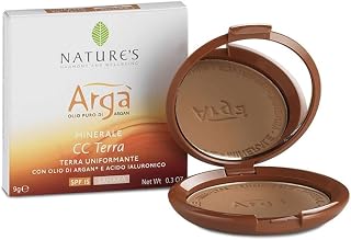 Nature's Argà CC Bronzer Sahara SPF15, 100% Mineral with Argan Oil and Hyaluron, 9 g