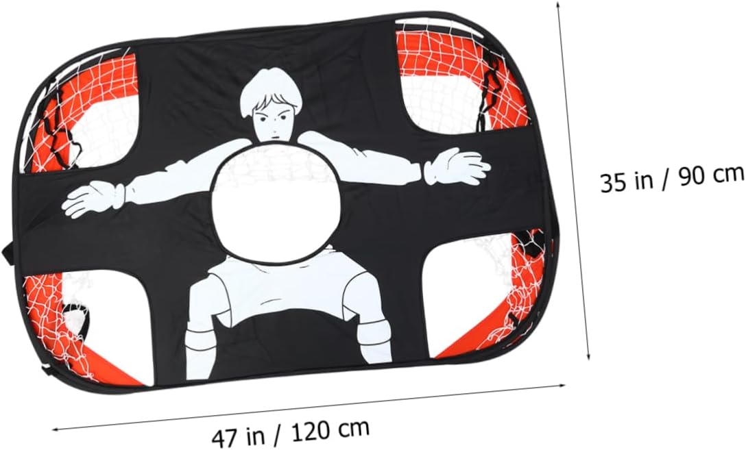 POPETPOP Portable Soccer Goal Boys and Girls Football Toy Soccer Nets for Backyard Goal Net Reinforced Easy to Clean