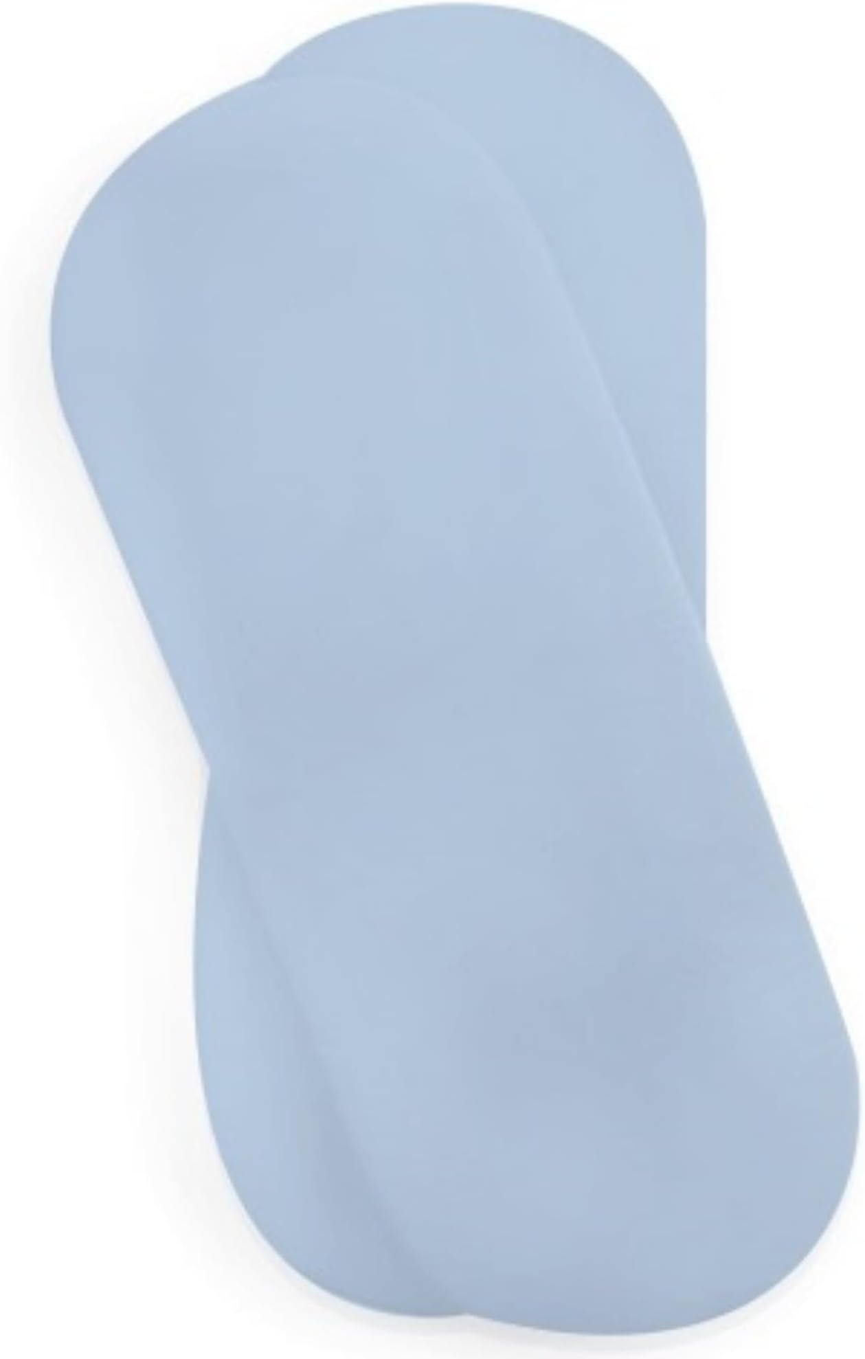 Clair de Lune 2 Pack Fitted Jersey Cotton Moses Basket Sheets 74 x 30 cm (Blue)