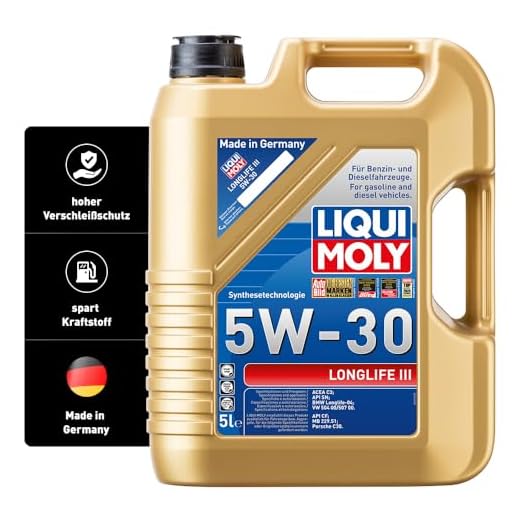 LIQUI MOLY Longlife III 5W-30 | 5 L | Synthesetechnologie Motoröl | Art.-Nr.: 20647, farblos