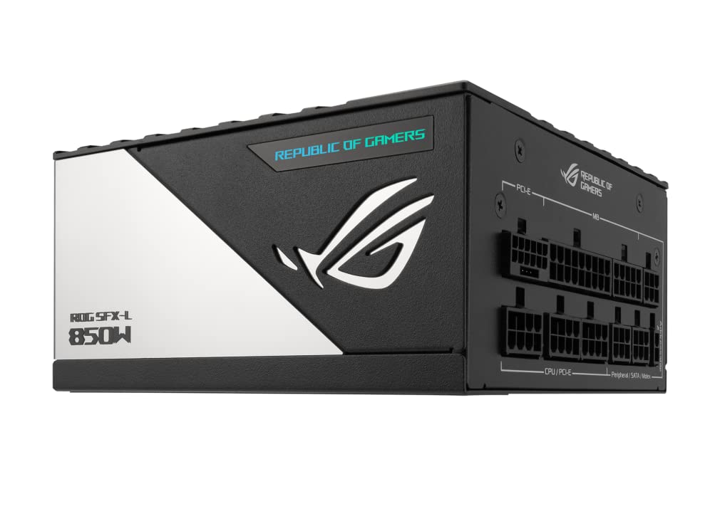 Asus 850W ROG LOKI SFX-L Platinum PSU, Small Form Factor, Fully Modular, 80+ Platinum, 0dB Fan Button, RGB - Image 4