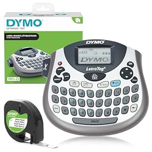 Dymo LetraTag 100T QWERTZ Etikettiergerät Silber
