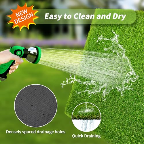 Image of Artificial Grass for Dog Training 27.5 inch x 35.4 inch Professional Pet Pee Pad with Drainage Holes Indoor Mat Reusable Fake Turf Dog Potty Patio Outdoor Rug