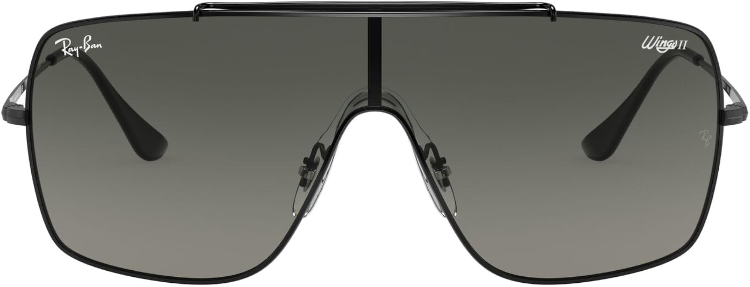 Amazon.com: Ray-Ban Unisex RB3697 Wings II Square Sunglasses