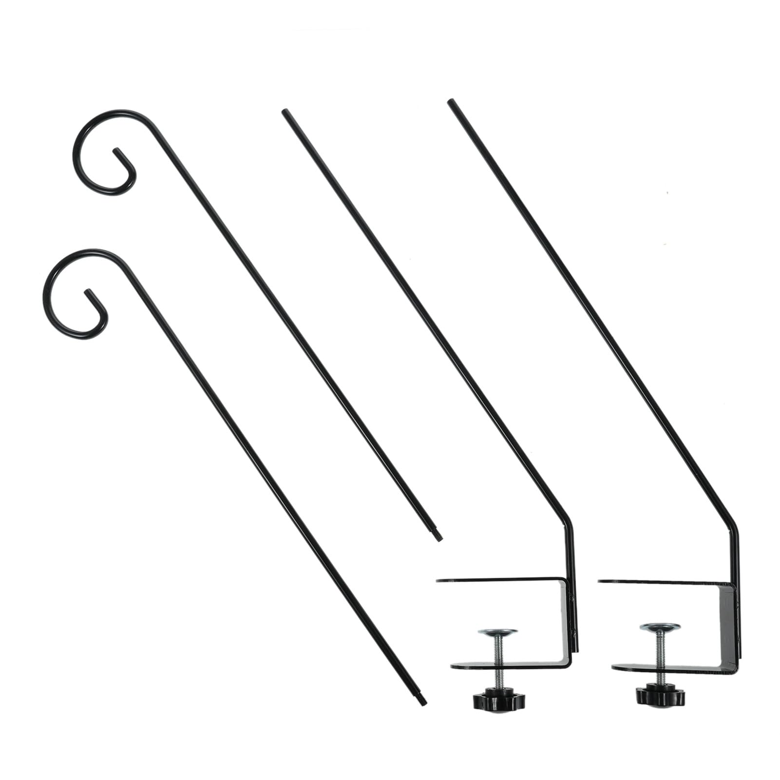 Crochets de pont extensibles de 30" avec pince réglable pour paniers de fleurs et lanternes