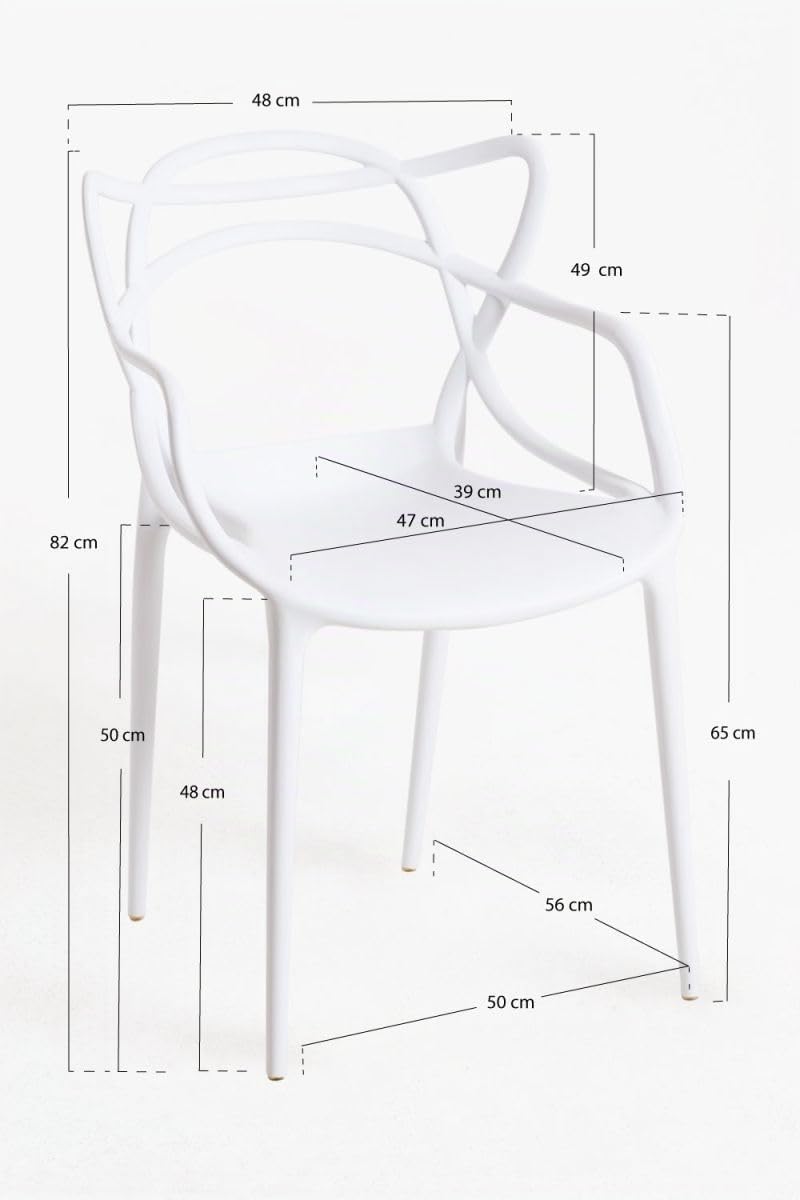 Regalos Miguel - Sillas Comedor - Silla Korme - Blanco