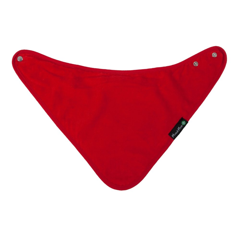 Mum2mum Red Plus Special Needs Youth Bandana Bib In