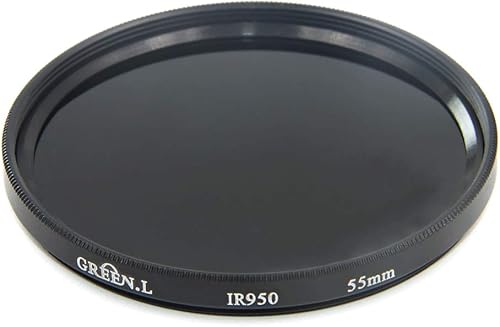 Vista 31 de GREEN.L Filtro infrarrojo de 2.047 in, filtro IR 850 nm (R85) de 2.047 in para lente de cámara