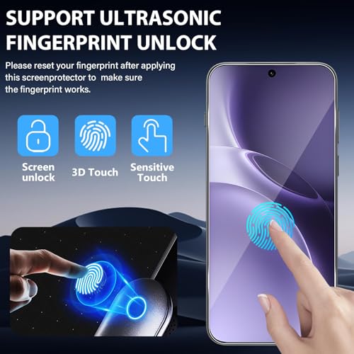 Image of PreCure (2+2 Pack) Screen Protector & Camera Lens Protector for VIVO X300 Pro - 0.33mm 9H Hardness Tempered Glass, HD Clear, Ultra Scratch Resistant, Bubble-Free