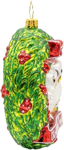 Miniatura 6 de Christopher Radko Adorno colgante decorativo de cristal europeo hecho a mano, el ritmo de su propio tambor