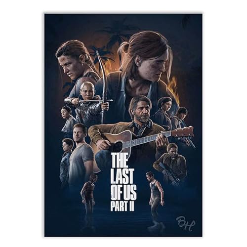 Placa Decorativa The Last of Us Parte 2 Quadro Geek