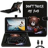 Lieferumfang beinhaltet 1 Tablet Schutz Hülle Ihrer Wahl mit Bluetooth Tastatur im QWERTZ Layout kompatibel mit Medion Lifetab P10752 und 1 Micro USB Ladekabel
