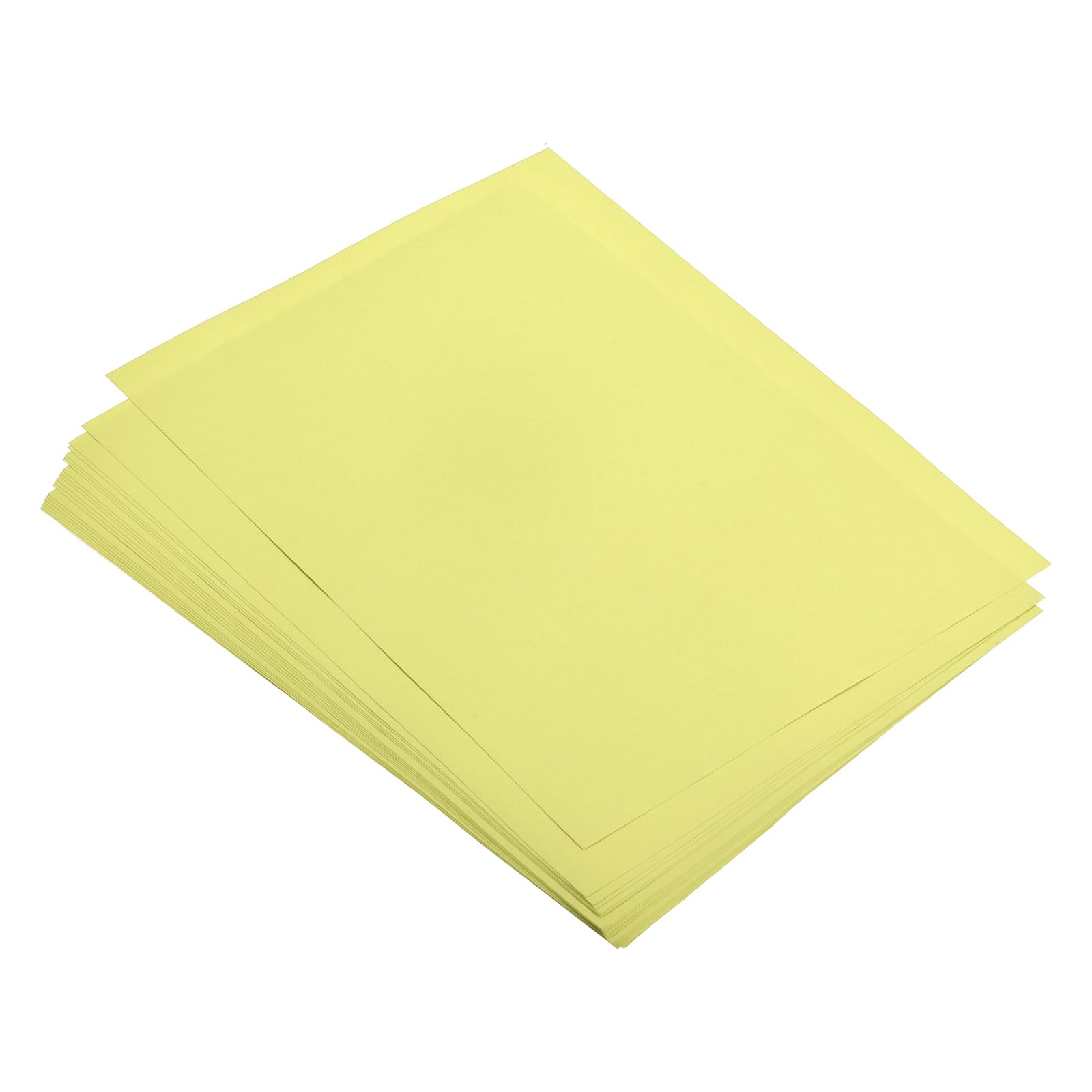 sourcing map 50 Sheets Colored Copy Paper 16.5 Inch Printer Paper 80gsm Light Yellow for Office Printing, Document Copying, Invitations, Forms, Art Projects — image 1