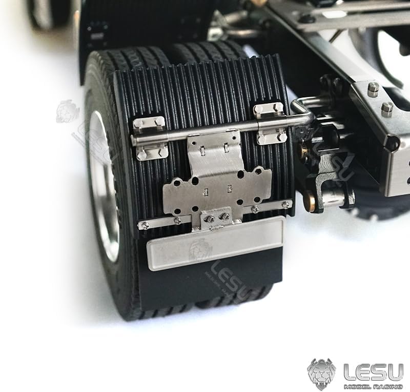 TOUCAN RC HOBBY LESU Taillight Mount Mudguard for 1/14 Handmade DIY RC Tractor Semi Truck Dumper for Tamiya