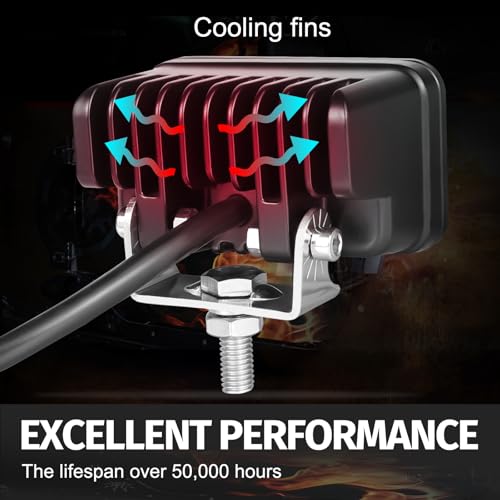 Image of LED Pods Amber 3 inch Driving Fog Light Pod Offroad Light Cube