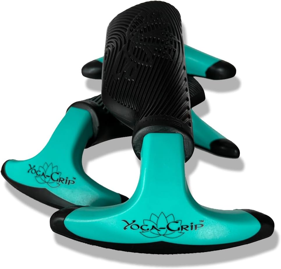 YOGA-GRIP - High Performance Yoga Blocks for Wrist Comfort, Support and Alignment to Eliminate Wrist Pain - Excellent for Advanced and Basic Poses, Balance and Stretching Assistance - Great for Yoga,