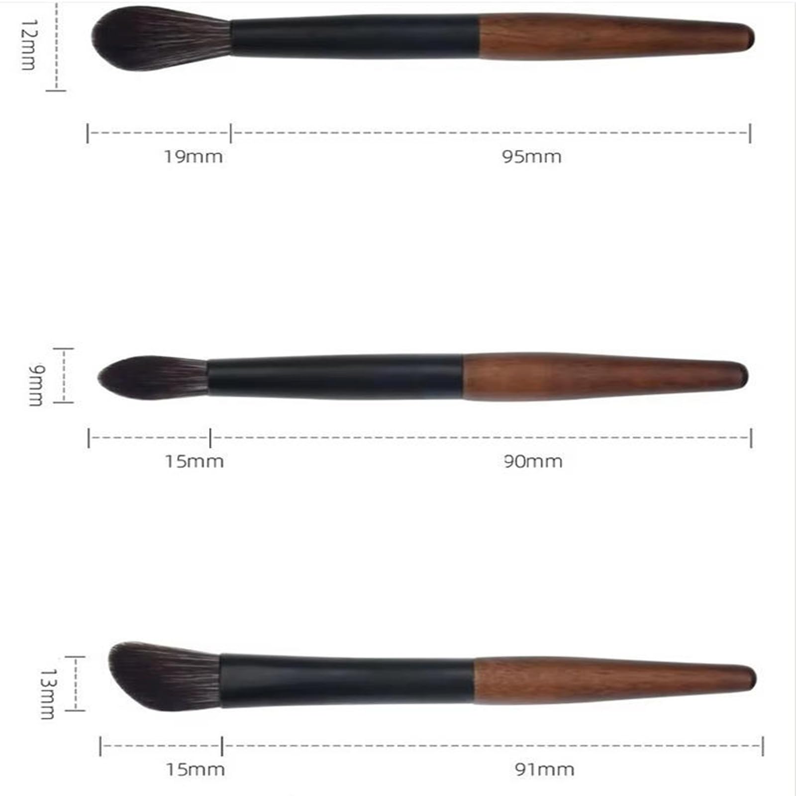 Make-up Pinsel Set 15 Mini Tragbare Make-Up Pinsel Set Faser Haar Pulver Dispergieren Werkzeug Professional