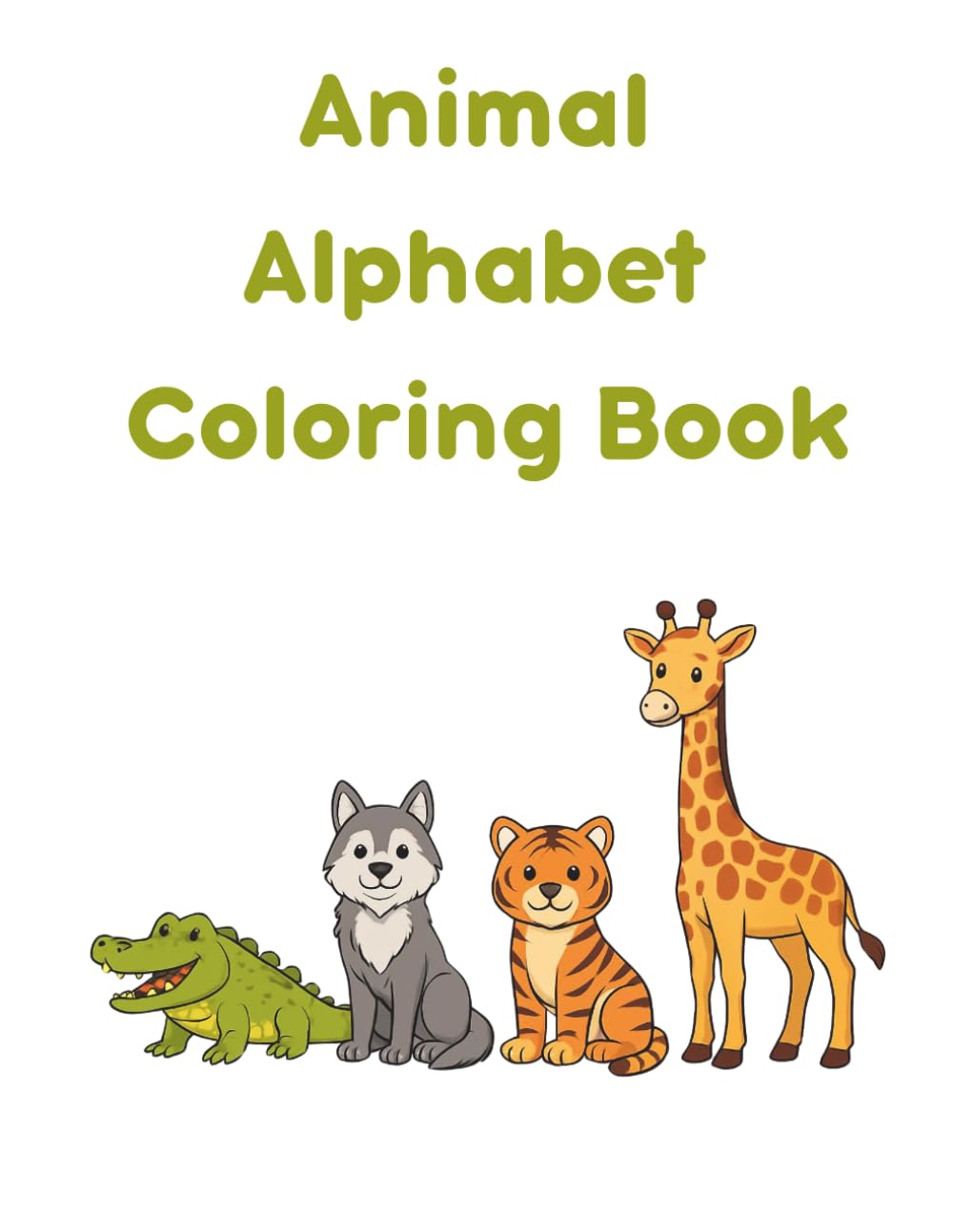 Animal Alphabet Coloring Book