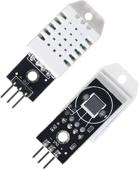 DORHEA 2PCS DHT22 AM2302 Digital Temperature and Humidity Sensor Module Temperature Humidity Monitor Sensor 3Pins Module with Cable