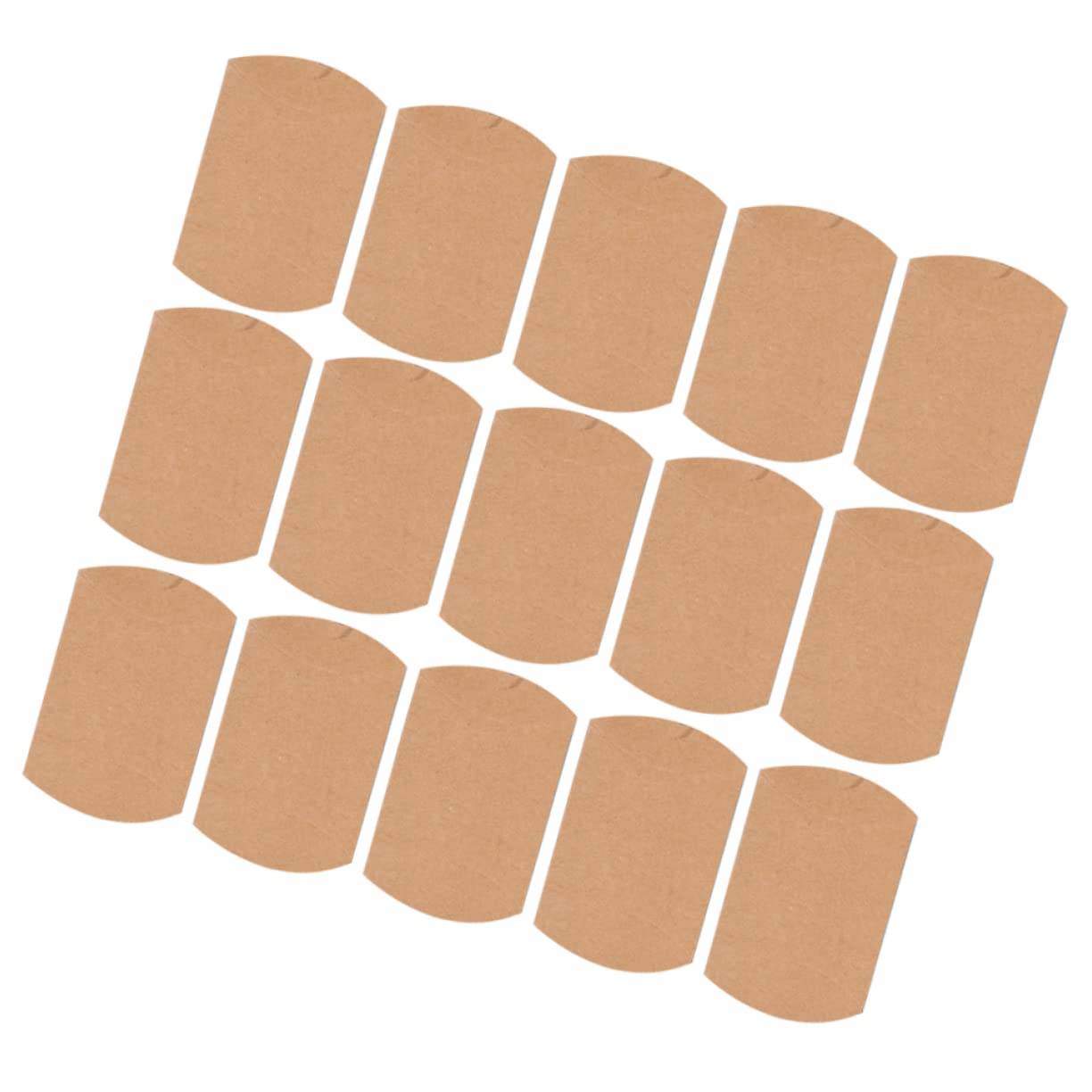 Anneome 120pezzi Scatole Kraft Forma Di Cuscino Con Corda Per Confezionamento Regali e Dolci Contenitori Per Feste e Eventi Scatoline Decorative Per Compleanni e Matrimonio