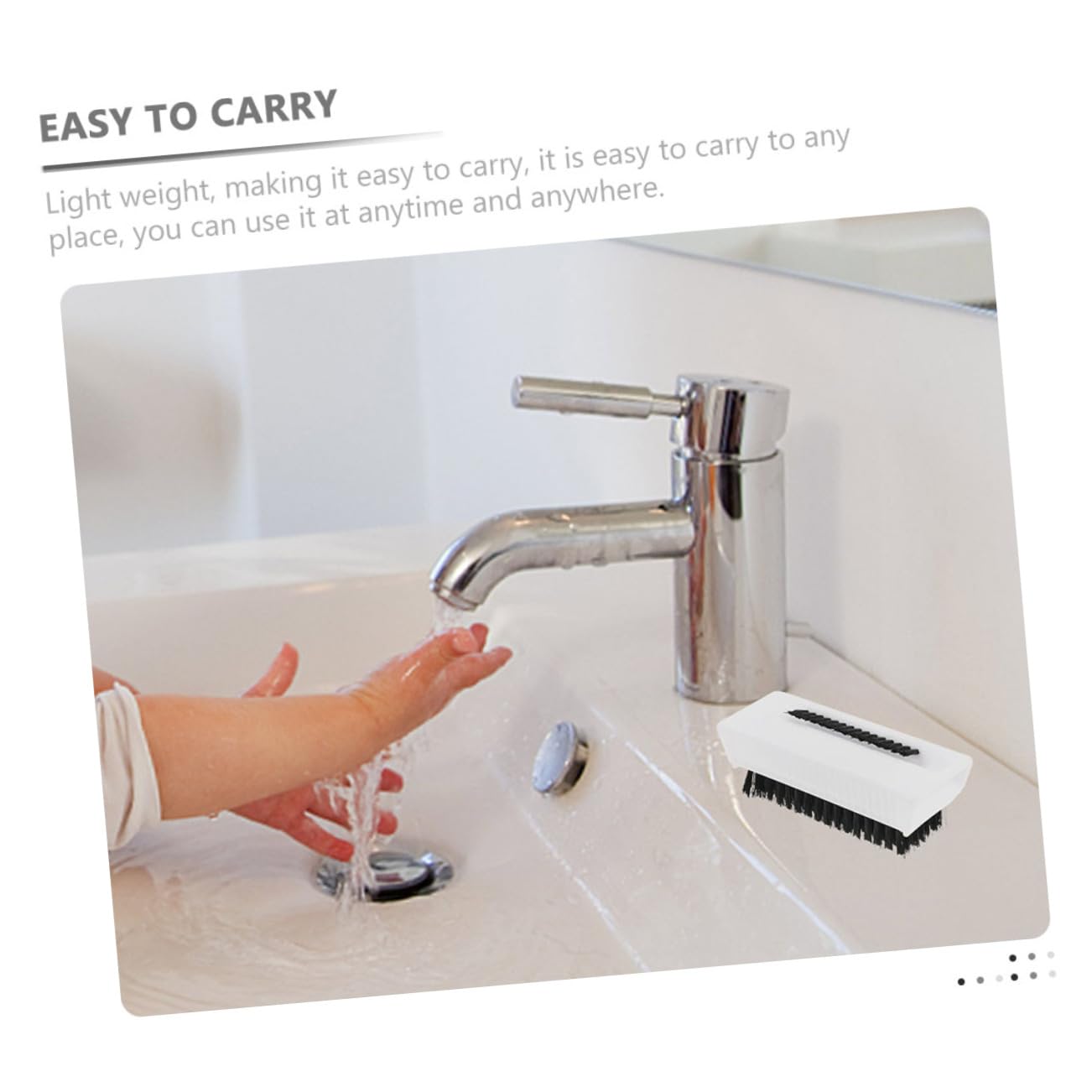 Healvian 8 Pezzi Spazzola per Unghie Doppia Facile e Conveniente per Unghie e Mani Accessori per Manicure per Casa