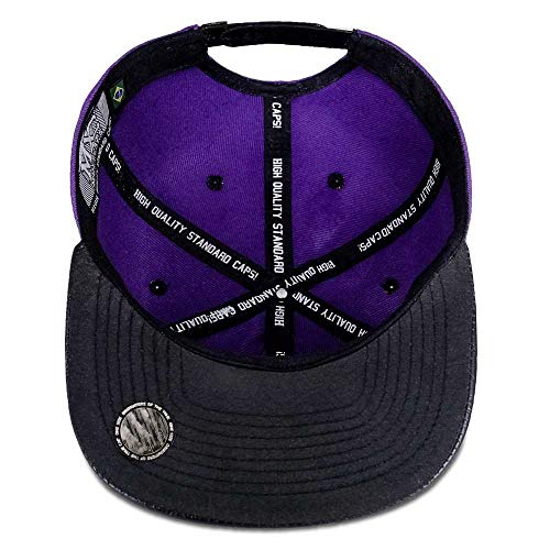 Boné MXC BRASIL Aba Reta Snapback Ajustável Purple Tamanho:Único;Cor:Roxo