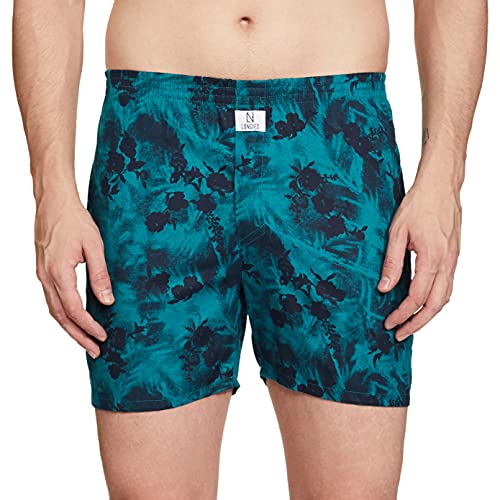 Image of Longies Men's 100% Cotton Pack of 3 Printed Regular Boxer Shorts Ultra-Comfortable Men's Boxer Shorts Pack of 3 100% Super Combedc Cotton Boxers with One Side Pocket