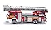 Produktbild siku 1841, Feuerwehrdrehleiter-Fahrzeug, 1:87, Metall/Kunststoff, Rot, Bewegliche Leiter