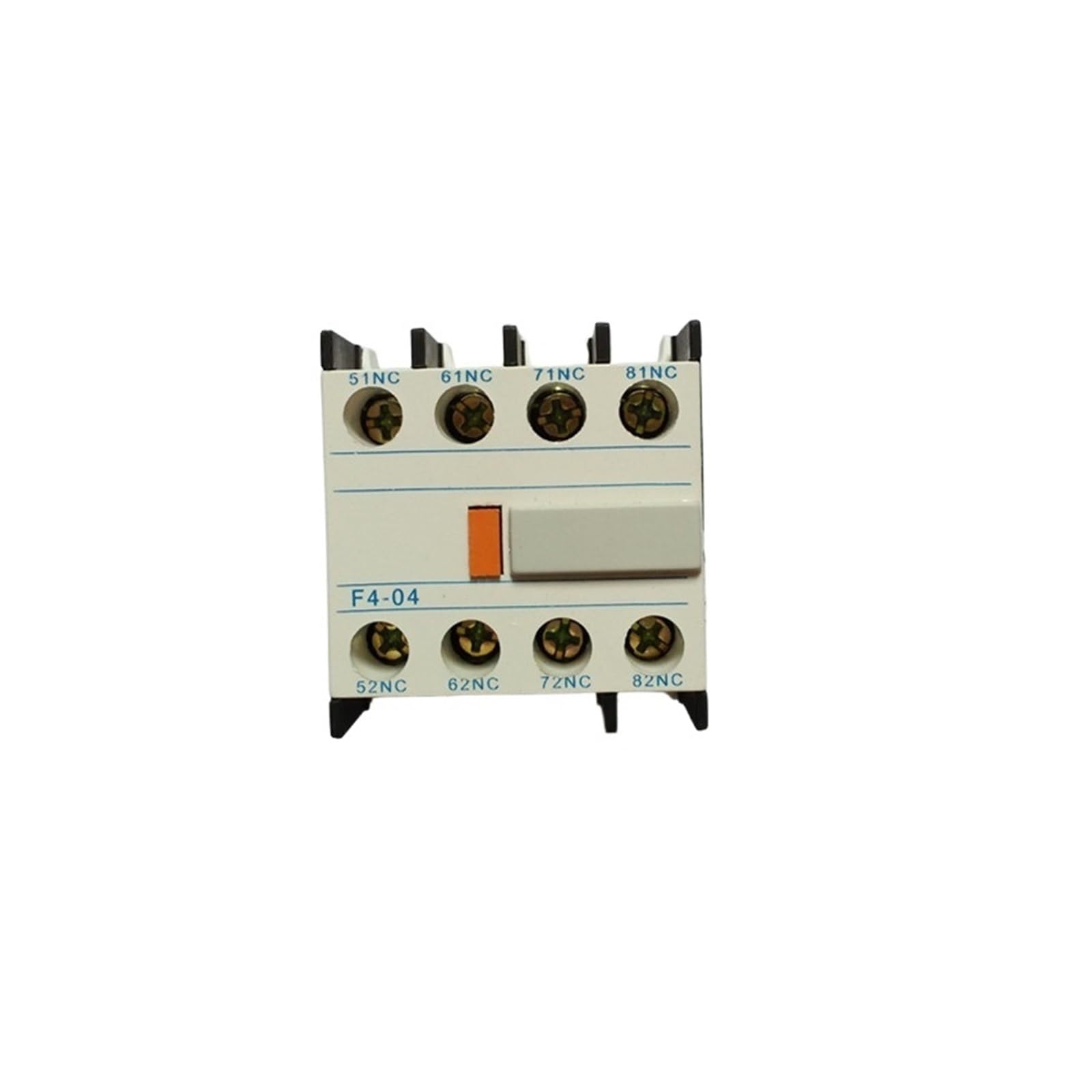 Connecteur de bloc de contact auxiliaire F4-4 avec 4 contacts NC robustes