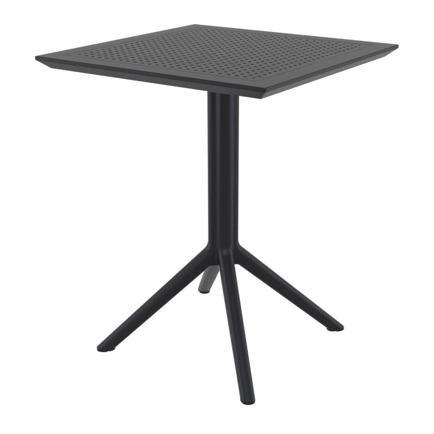 Siesta Sky Square Folding Table 24 inch Black ISP114-BLA