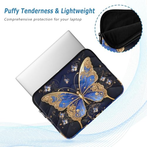 Funda para portátil 13-14 pulgadas con diseño mariposa miniatura 5
