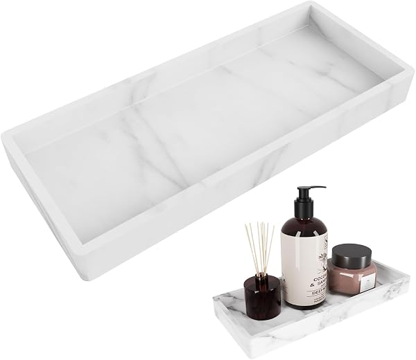 KEUTHON Rectangular Marble Pattern Silicone Tray
