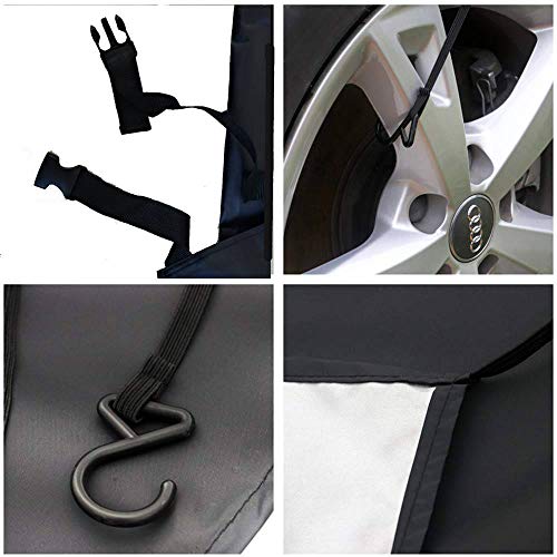 MITALOO Rear Windshield Snow Cover All Weather Waterproof Car Snow Cover, Vehicle Ice Removal Sun Shade for Winter Protection Rear Windshield Snow Cover(57'' X35'') - Thumbnail 6