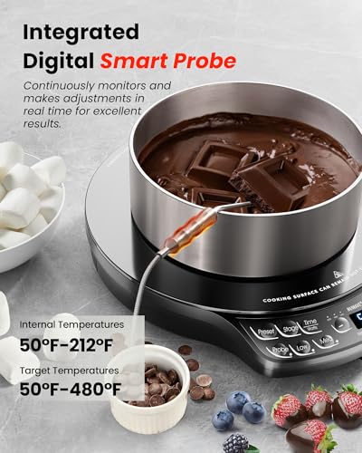 image for Nuwave Portable Induction Cooktop Diamond with Probe, Advanced Counter