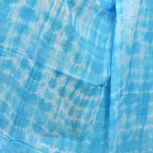 Image of Women's Pure Cotton Traditional Authentic Shibori Tie Dye Dupatta Chunni