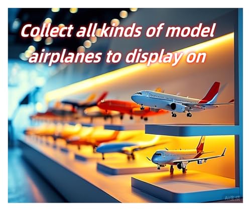 Avión modelo grande B737 metálico de 47 cm que soluciona vitrinas sin espacio 5