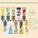 10 Pack Hand Cream For Chapped Hands,Natural Botanical Fragrance Hand Lotion,Mini Hand Cream For Working Dry Hands,Moisturizing Travel Size Hand Cream Set with Natural Botanical For Women 30ml