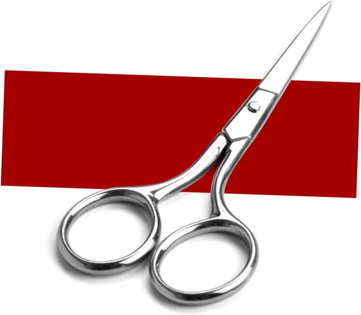 Eyebrow Scissors 2pcs Stainless Steel Safe Trimming Tool