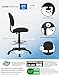 Boss Office Products B1615-BK Ergonomic Works Drafting Chair Without Arms in Black, Mid-Back