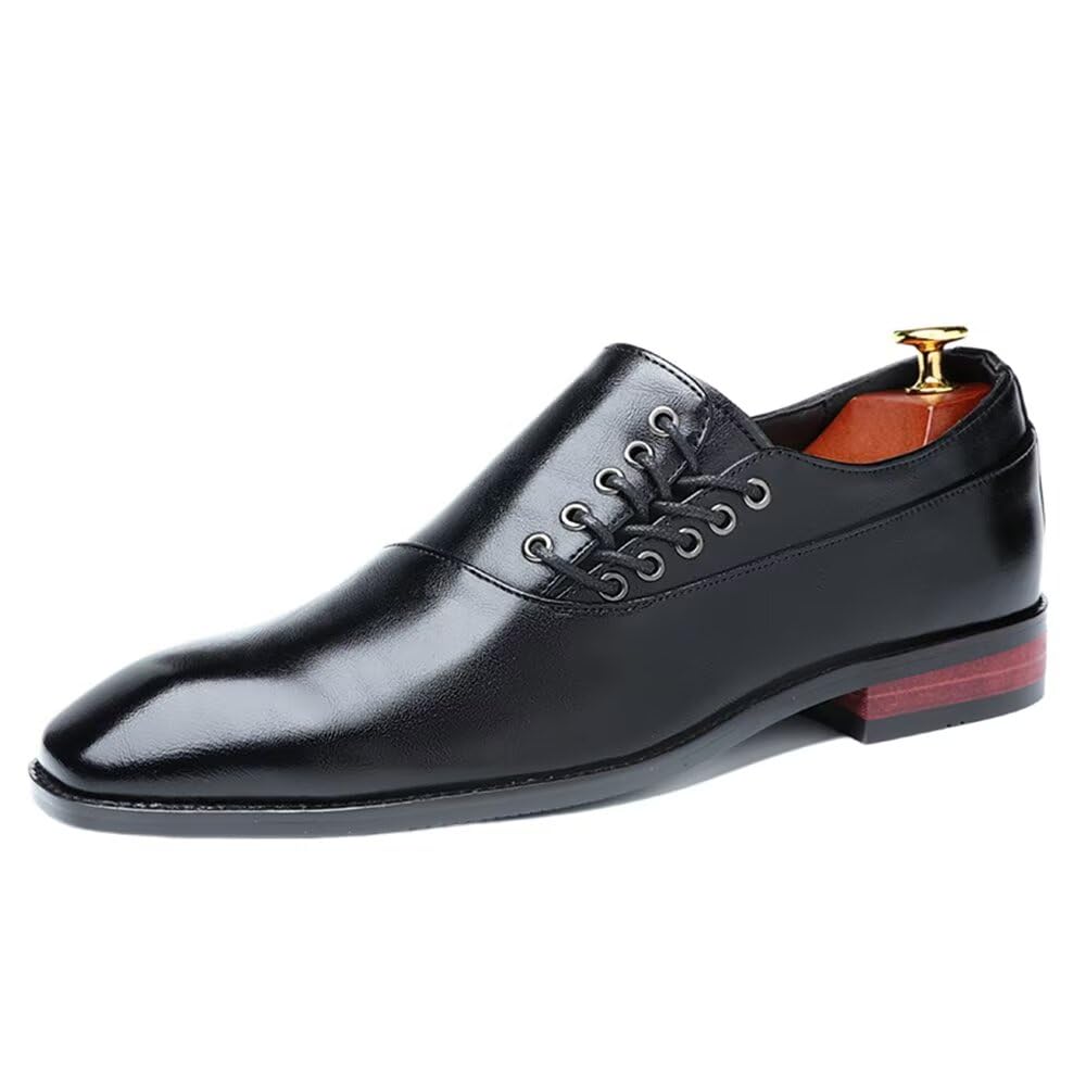 Mens Oxford Dress Shoes Formal Classic Business Lace-up Shoe Lightweight Office Work Footwear Sneakers