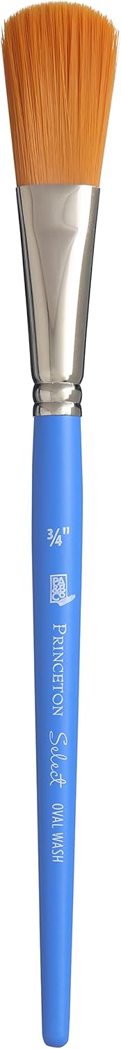 PRINCETON ARTIST BRUSH CO. Select Artiste Paintbrush, Oval Wash 3/4 Width
