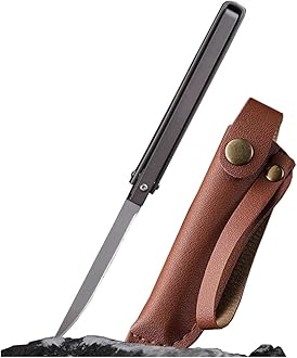 BKGDO Stainless Steel Folding Multifunctional Tool with Glass Breaker for Camping and Hiking