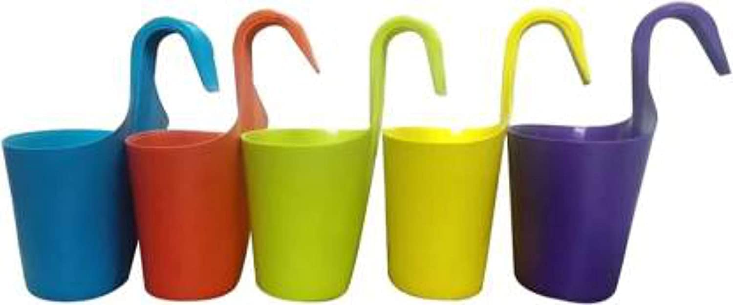 PlantaZee Plastic Hanging Planter, Multicolour, 5 Pieces (B09MFNSNHH) Amazon Price History, Amazon Price Tracker