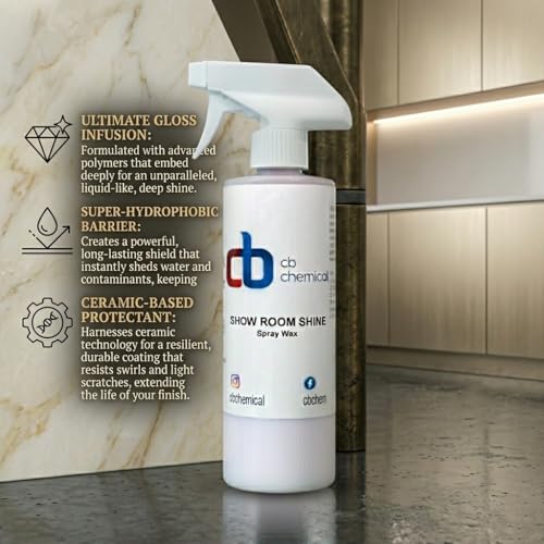 Showroom Shine Spray Cera para Autos 16 Fl Oz miniatura 6