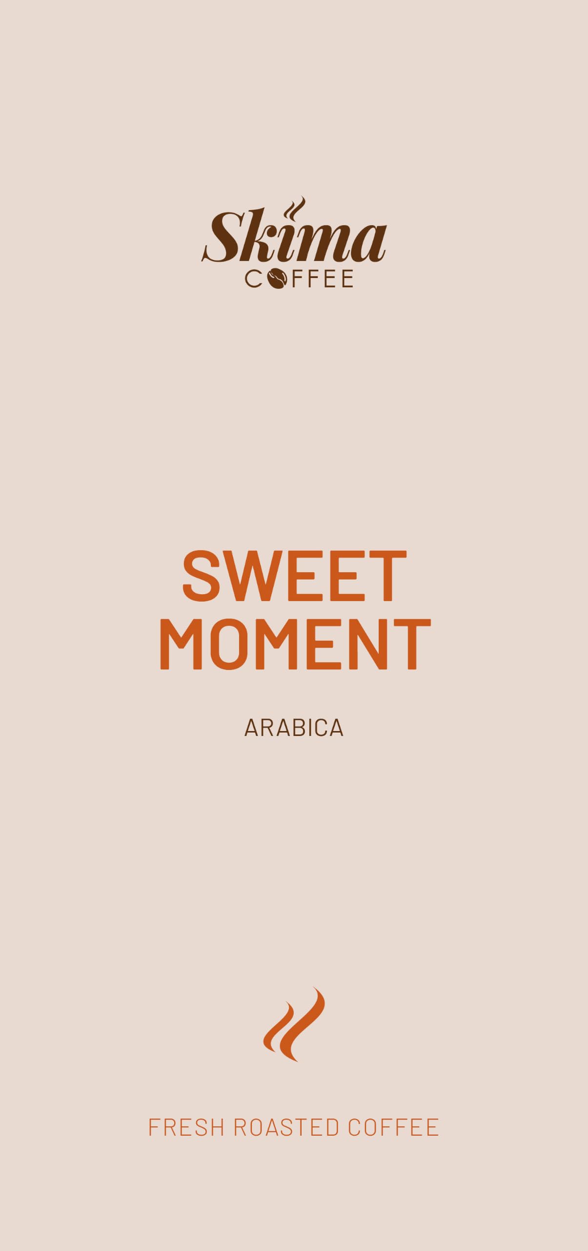 SkimaCoffee Café en grano 2 x 1 kg DULCE MOMENTO 100% Arábica