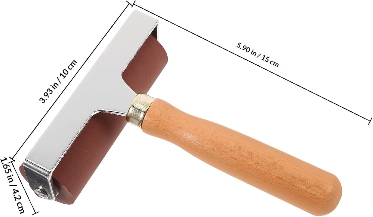 COHEALI Printmaking Roller for Stamping, 10cm Rubber Ink Roller Tool for Art Craft Printing and Painting Applications
